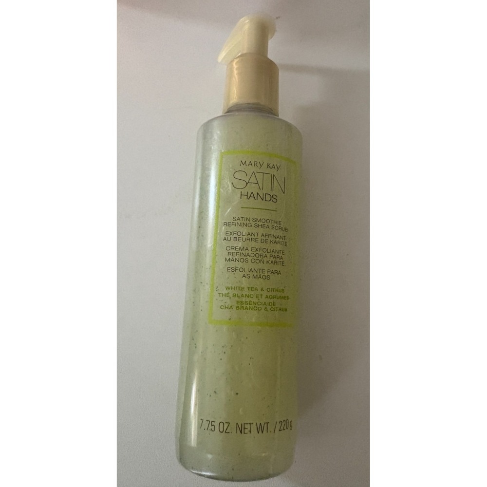 Mary Kay Satin Hands White Tea & Citrus Satin Smoothie Refining Shea Hand Scrub